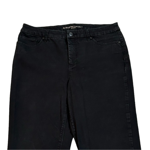 CHICO’S SO LIFTING SLIM LEG Jeans Pants Stretch Chico's size 1 Regular size 8 - Picture 5 of 11
